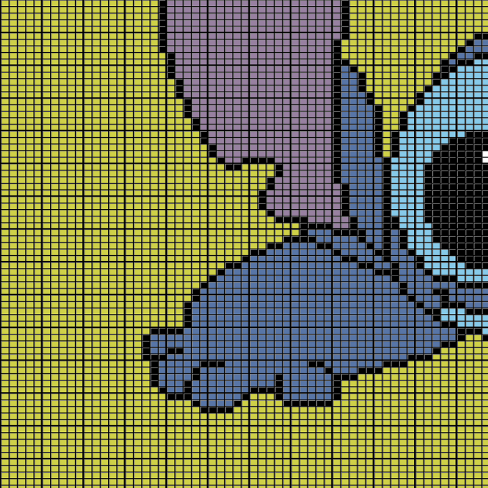 Stitch (Experiment 626) (Row by Row) – PixelHooker