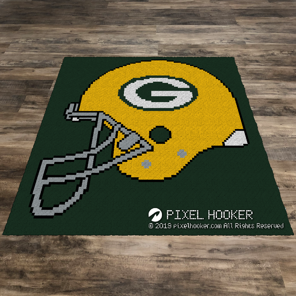 Green Bay Packers Helmet – PixelHooker