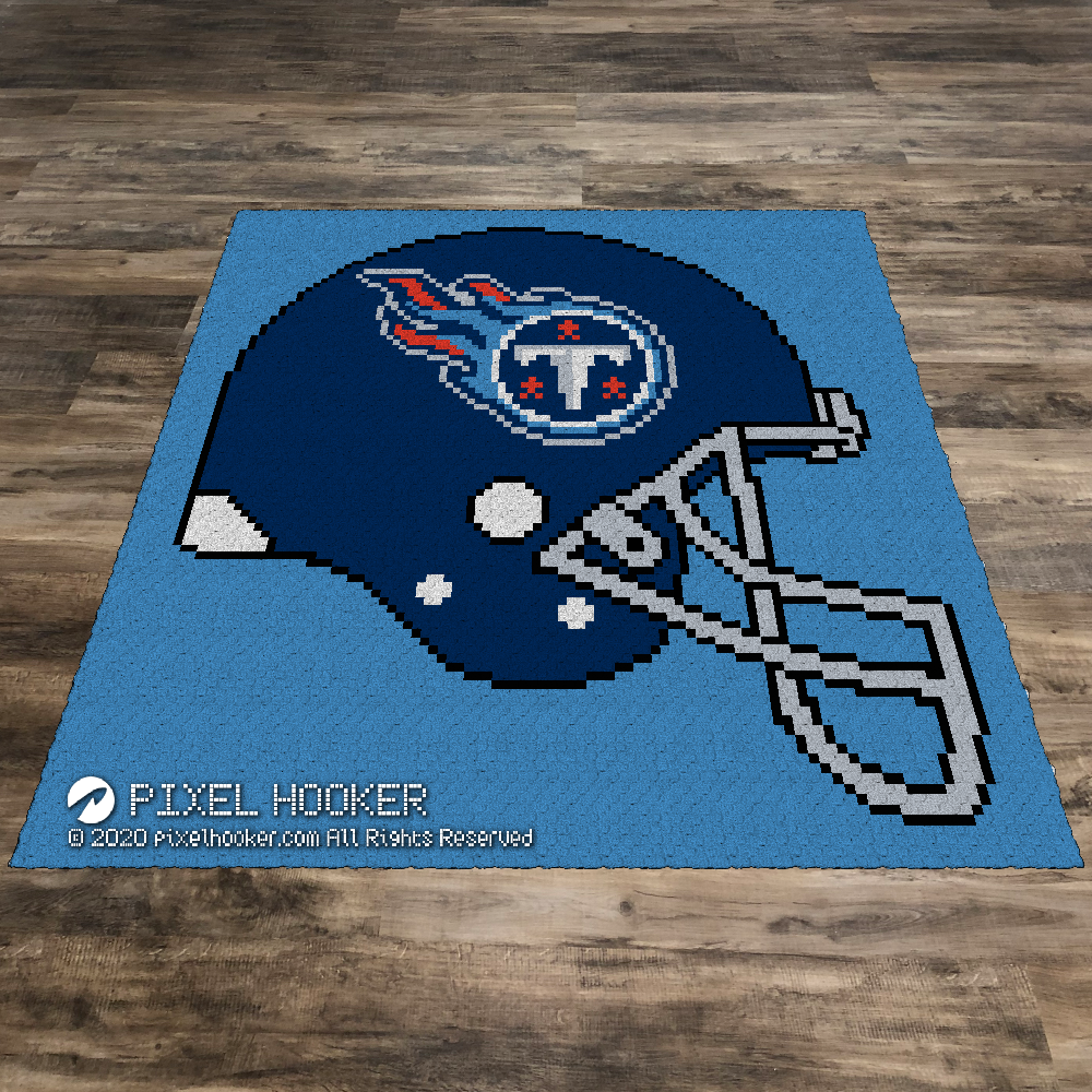 Tennessee Titans Helmet Style-1 Embroidered Iron On Patch