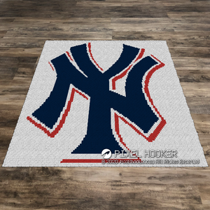 New York Yankees Logo (Row by Row)