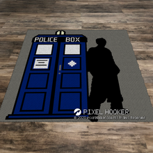 Load image into Gallery viewer, Tardis and Dr Who (Row by Row)