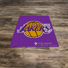 Load image into Gallery viewer, Los Angeles Lakers Blanket and Pillow