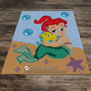 Baby Ariel with Flounder