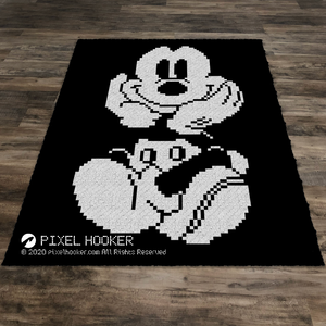 Black and White Mickey Mouse