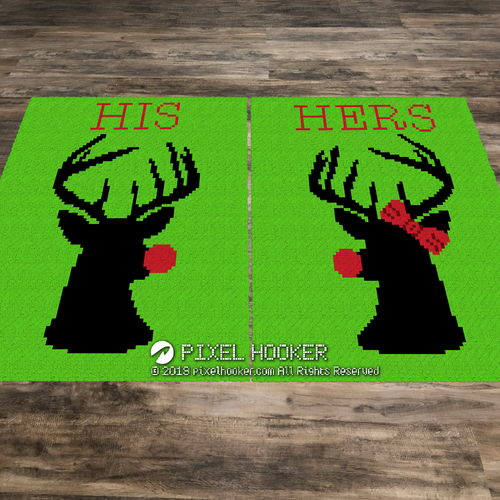 His and Her Reindeer set