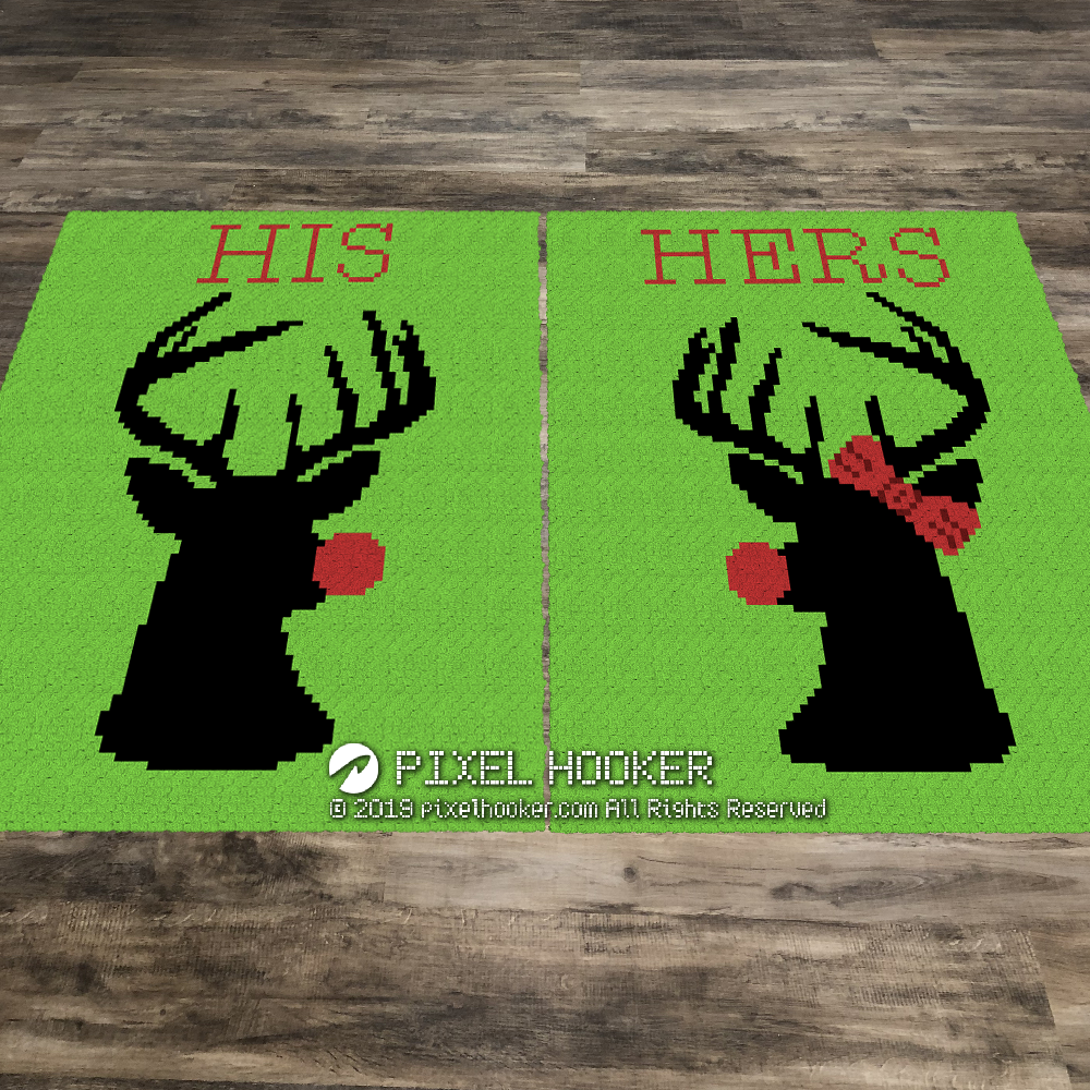 His and Her Reindeer set