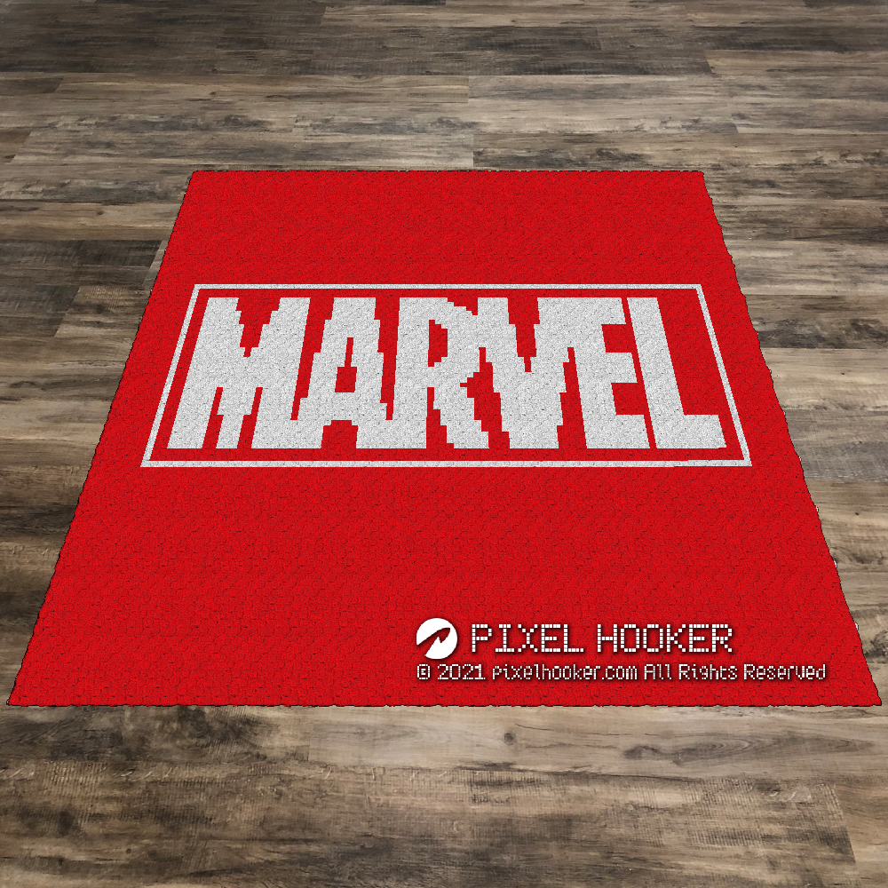 Marvel logo online blanket