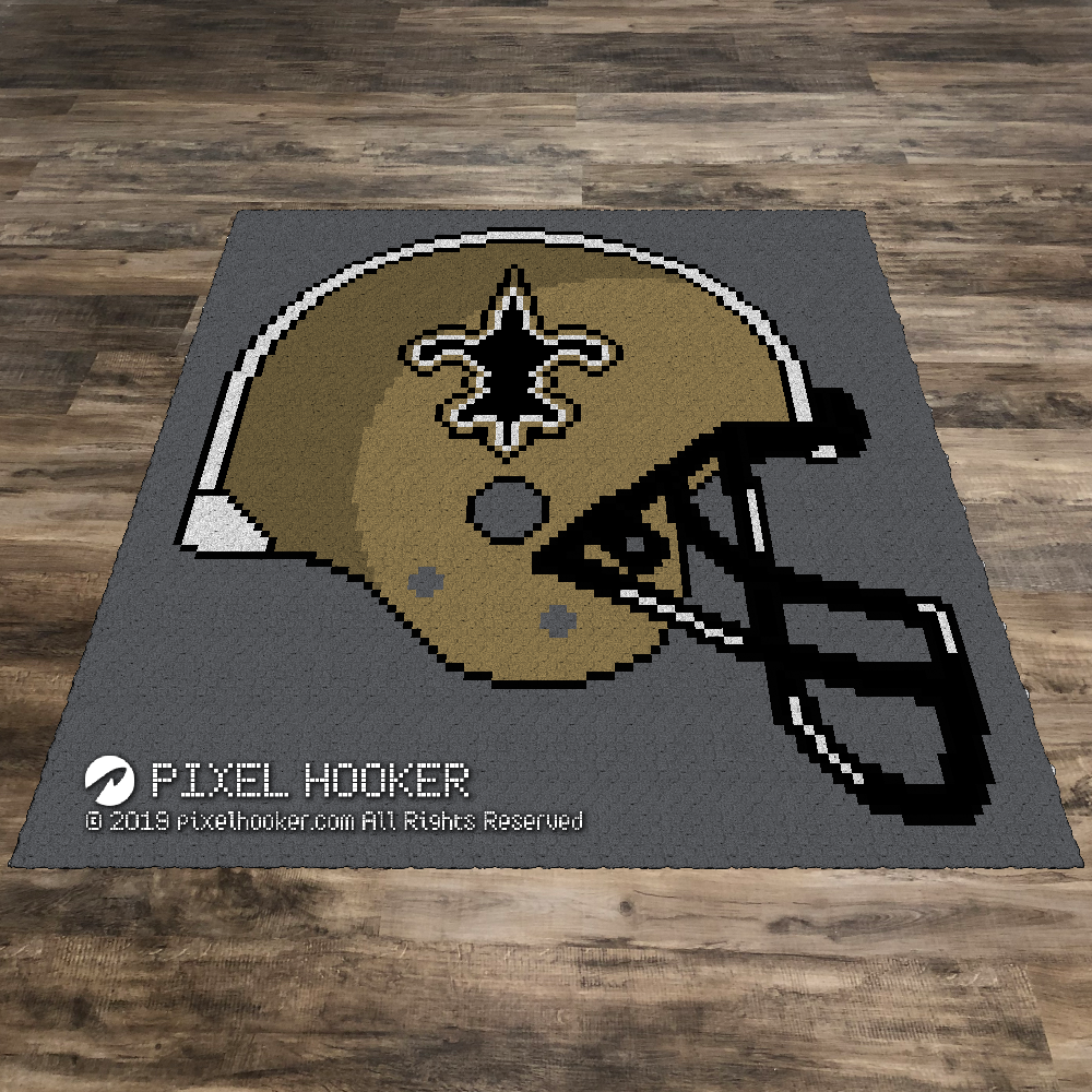 Saints best sale helmet 2019