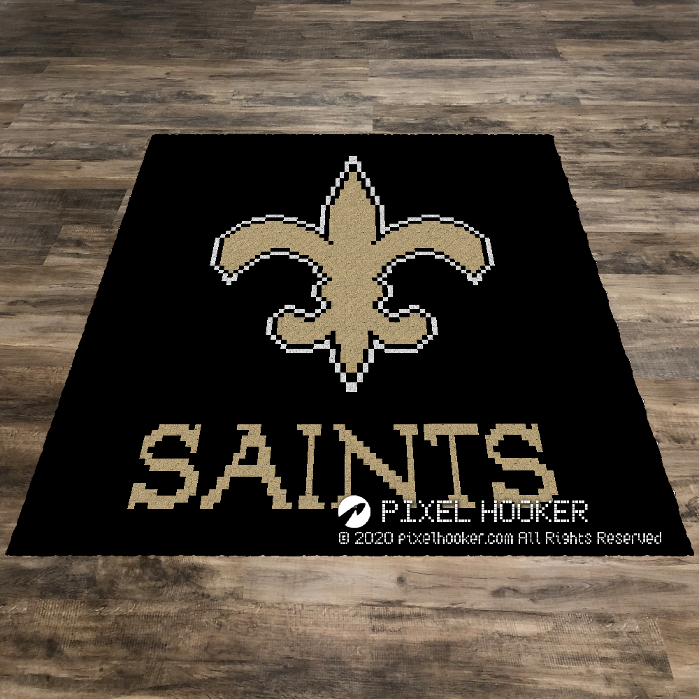 New Orleans Saints Logo (Black)