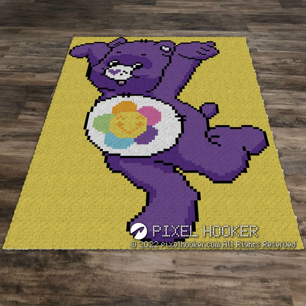 Purple Care Bear