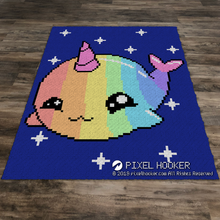Load image into Gallery viewer, Rainbow Narwhal