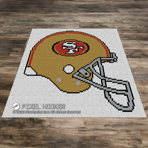 San Francisco 49ers Helmet