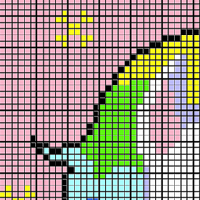 Load image into Gallery viewer, Sitting Unicorn (Pink)