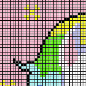 Sitting Unicorn (Pink)