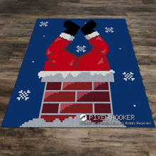 Load image into Gallery viewer, Stuck Santa (Snow)