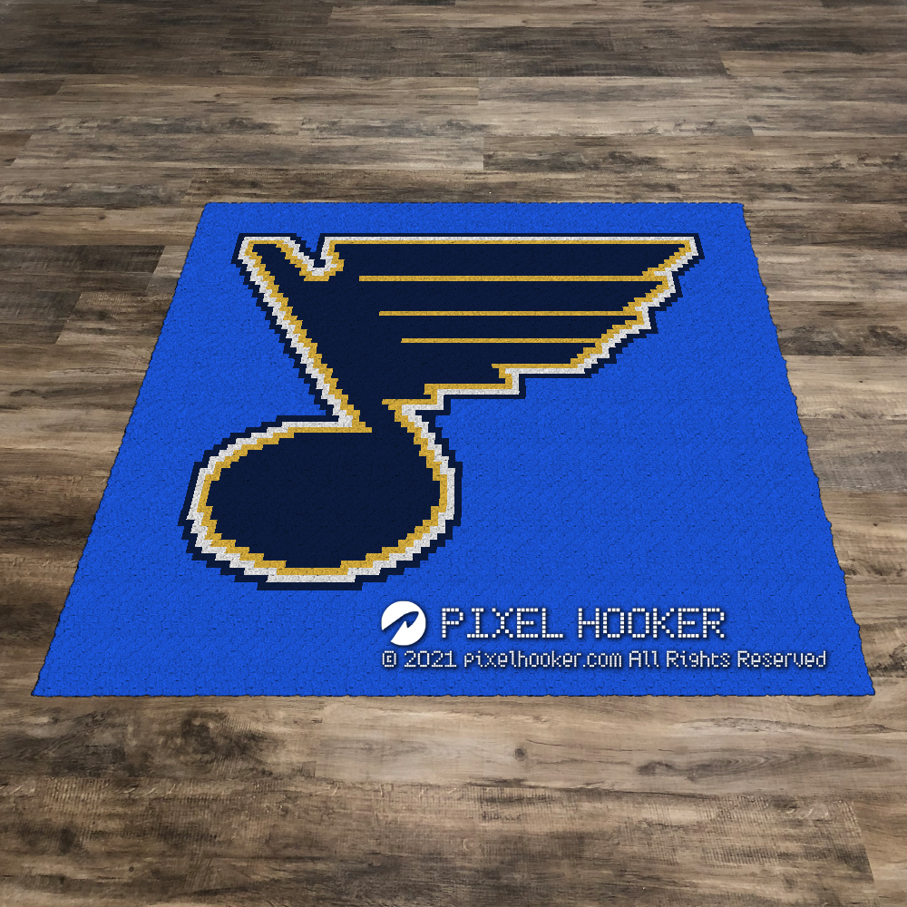 Sykel Enterprises. NHL Hockey Saint Louis Blues Throwback Logo 