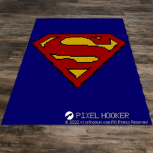 Load image into Gallery viewer, SuperMan Logo
