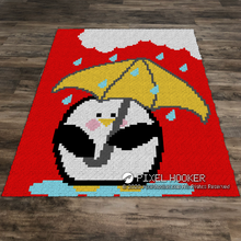 Load image into Gallery viewer, Penguin Under the Rain