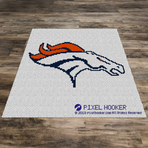 Denver Broncos Logo (White)